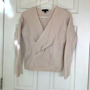 Ann Taylor Cream Beige Long Sleeve Warm & Cozy Sweater Size Small